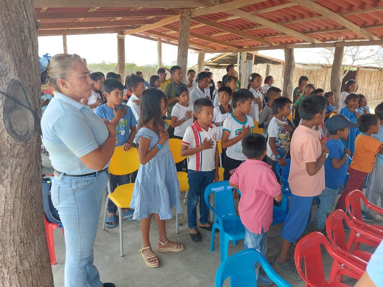 Encuentro comunitario y cultural en el territorio Wayuu